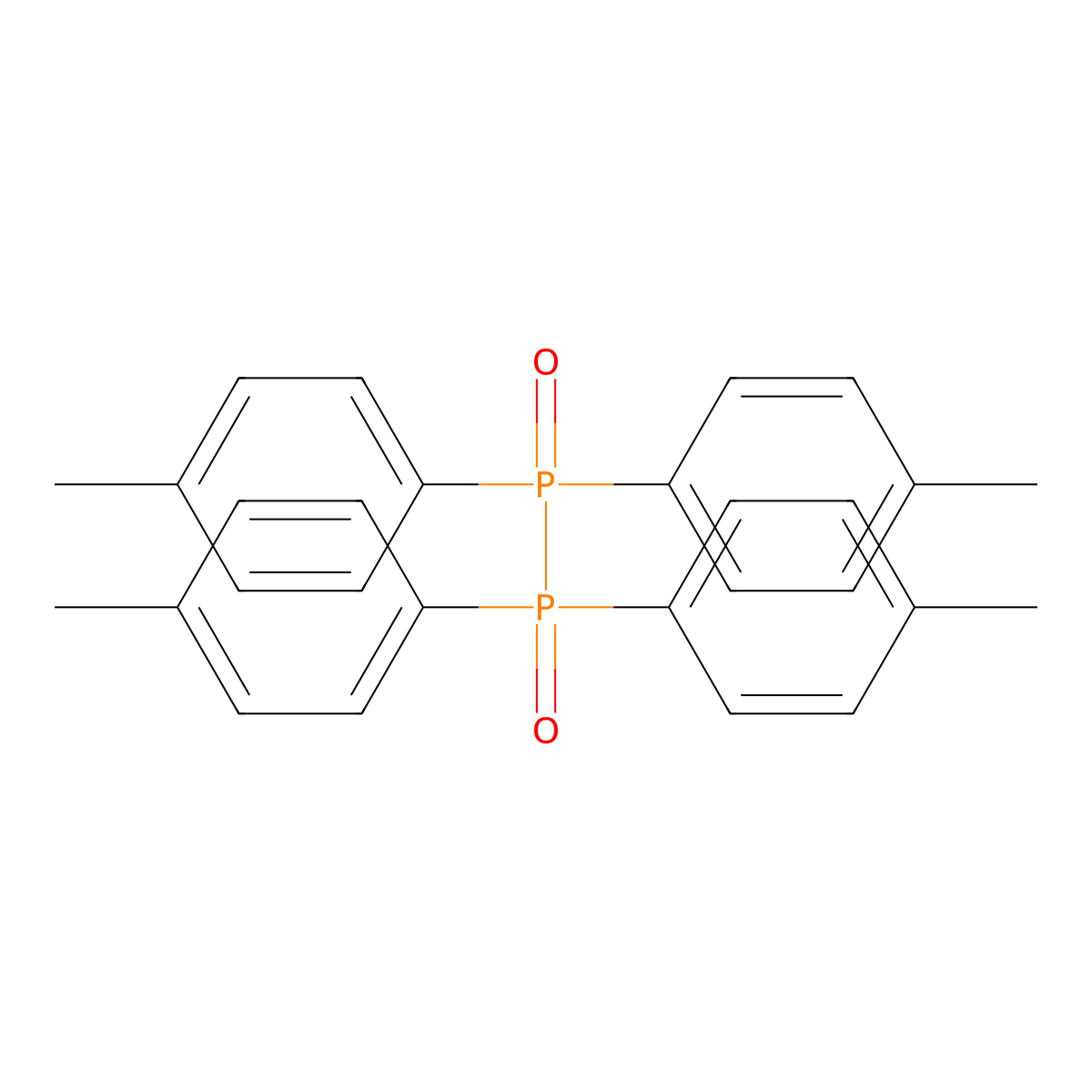 1,1,2,2-Tetrakis(4-methylphenyl)diphosphane 1,2-dioxide molecular structure, CAS 1060-21-5