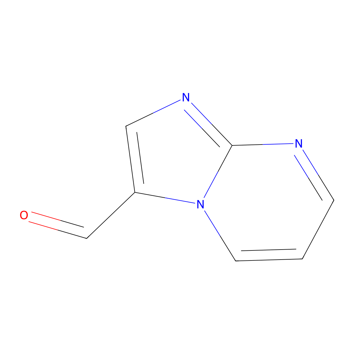 Imidazo[1,2-a]pyrimidine-3-carboxaldehyde molecular structure, CAS 106012-56-0