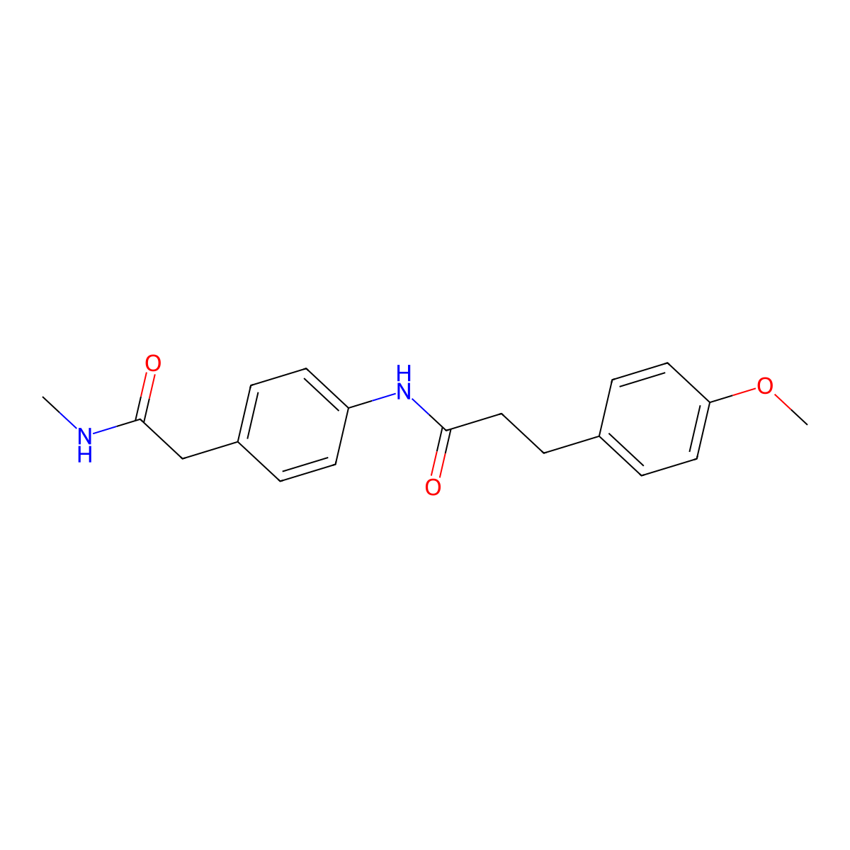 3-(4-methoxyphenyl)-N-{4-[(methylcarbamoyl)methyl]phenyl}propanamide molecular structure, CAS 1060251-15-1