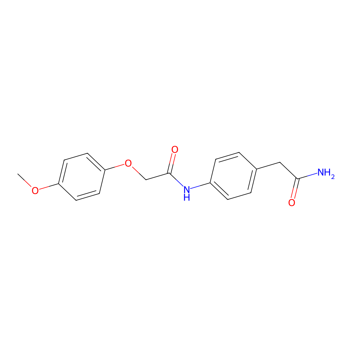 N-[4-(carbamoylmethyl)phenyl]-2-(4-methoxyphenoxy)acetamide molecular structure, CAS 1060312-35-7