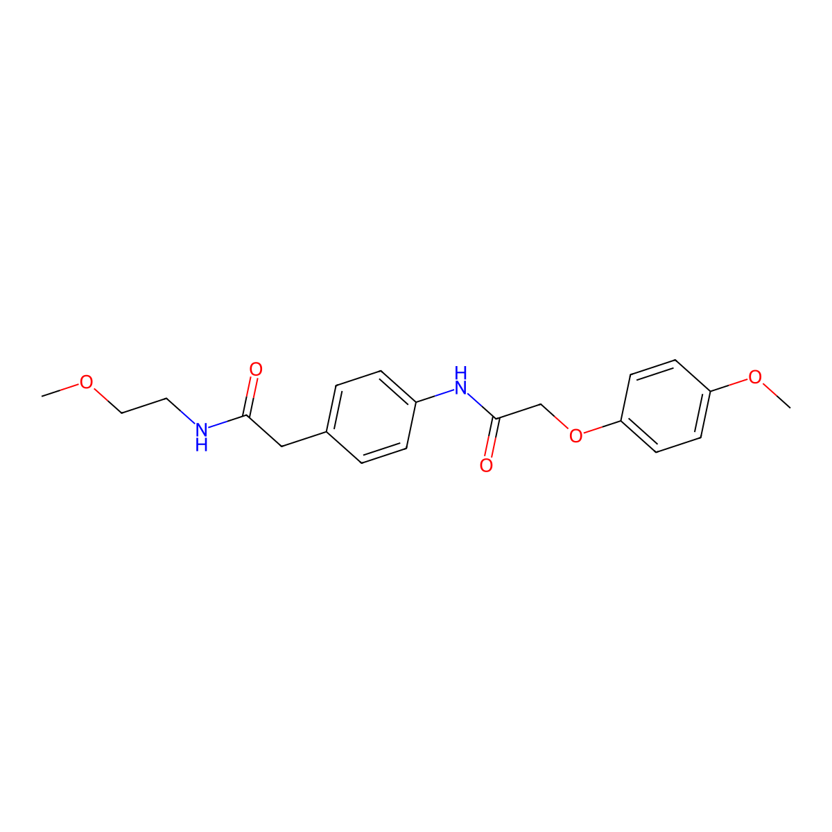 N-(4-{[(2-methoxyethyl)carbamoyl]methyl}phenyl)-2-(4-methoxyphenoxy)acetamide molecular structure, CAS 1060317-18-1