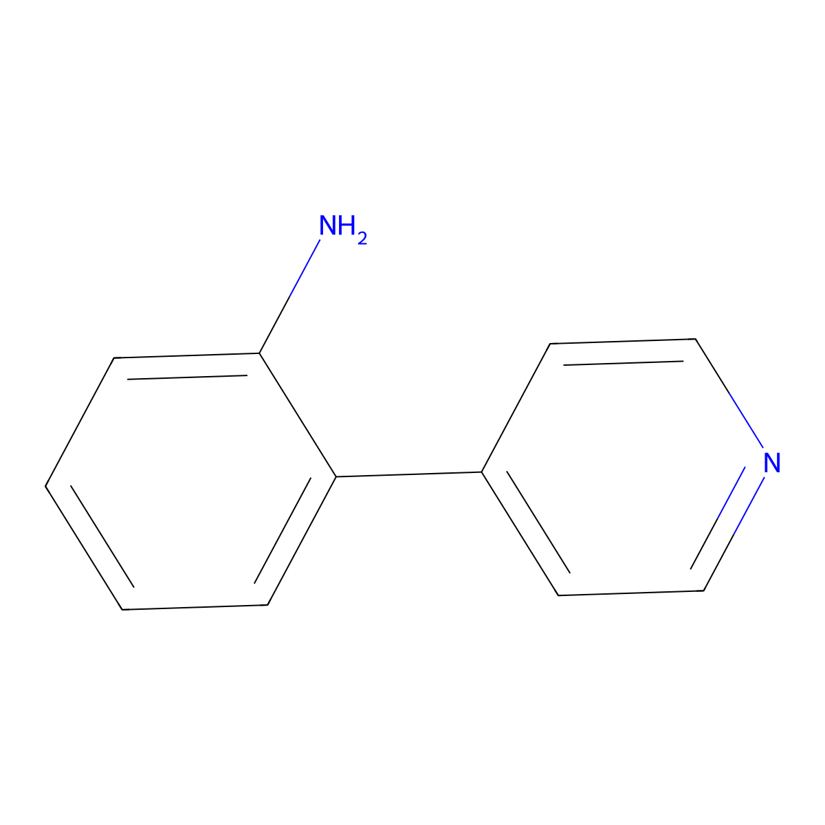 2-(Pyridin-4-yl)aniline molecular structure, CAS 106047-18-1
