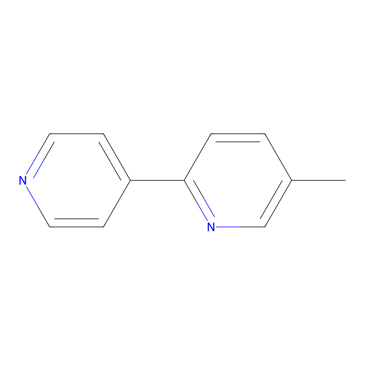 5-Methyl-2,4'-bipyridine molecular structure, CAS 106047-21-6