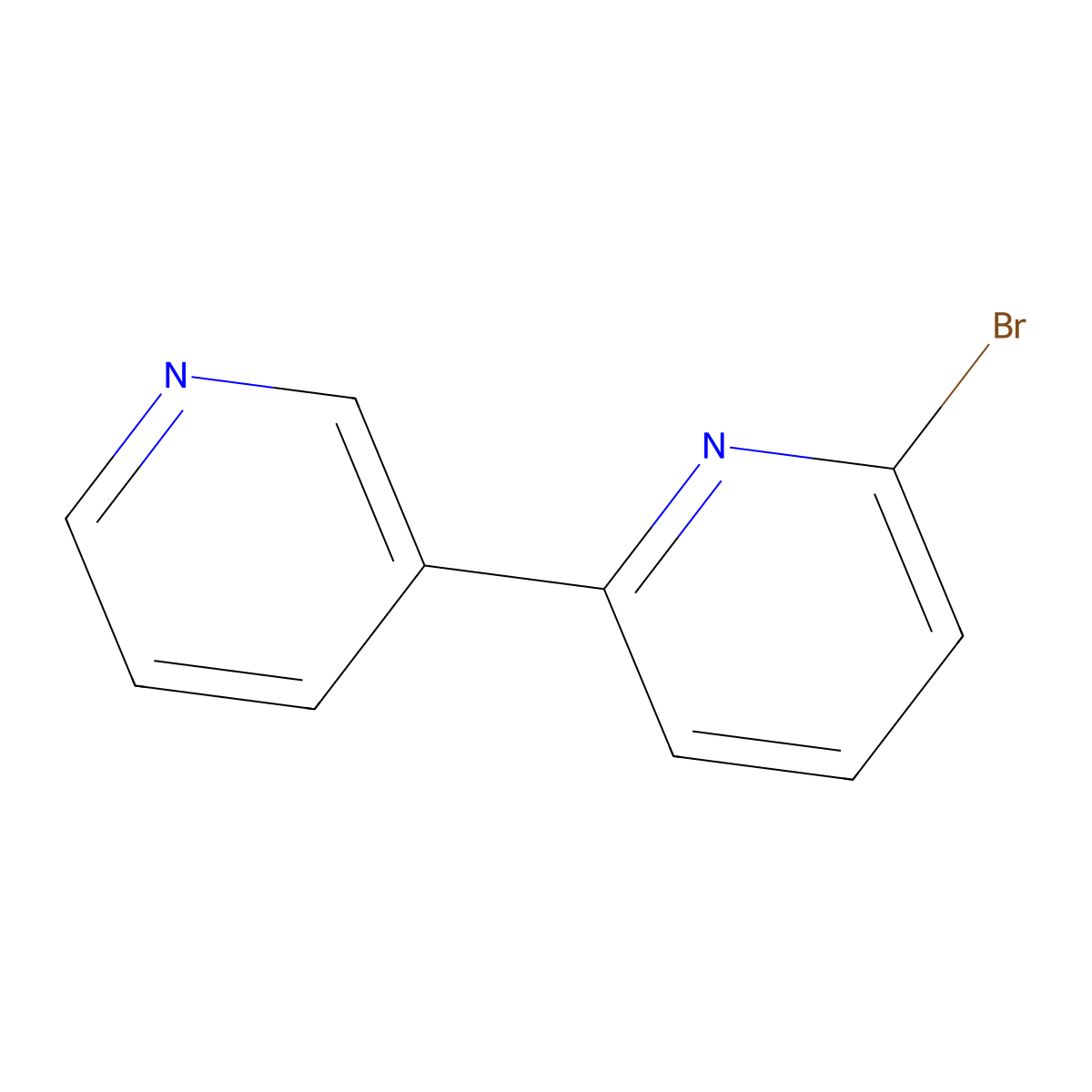 6-Bromo-2,3'-bipyridine molecular structure, CAS 106047-28-3