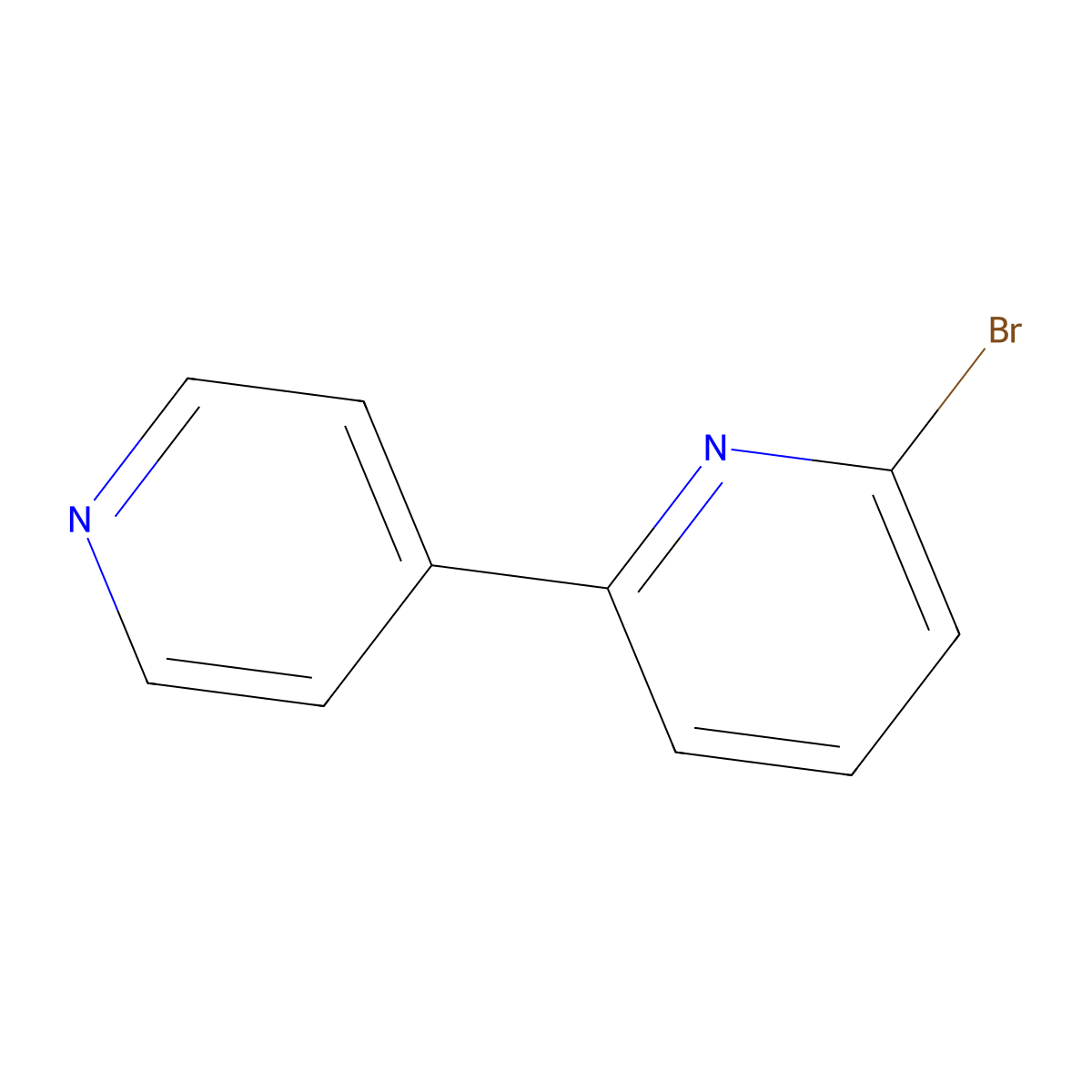 6-Bromo-2,4'-bipyridine molecular structure, CAS 106047-29-4