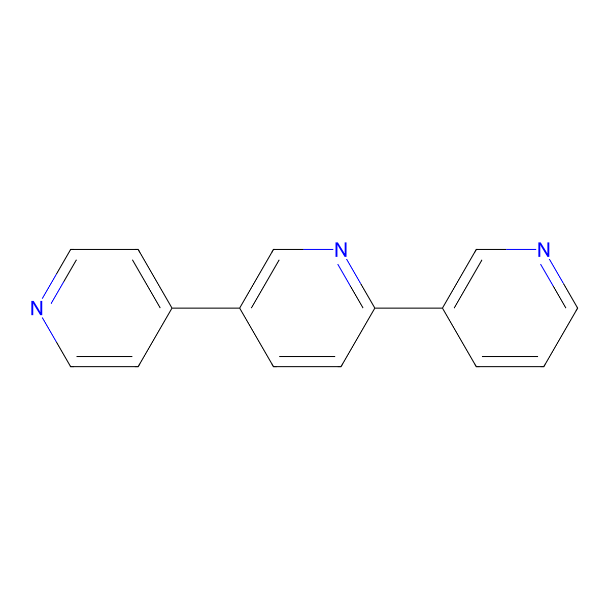 3,2':5',4''-Terpyridine molecular structure, CAS 106047-34-1
