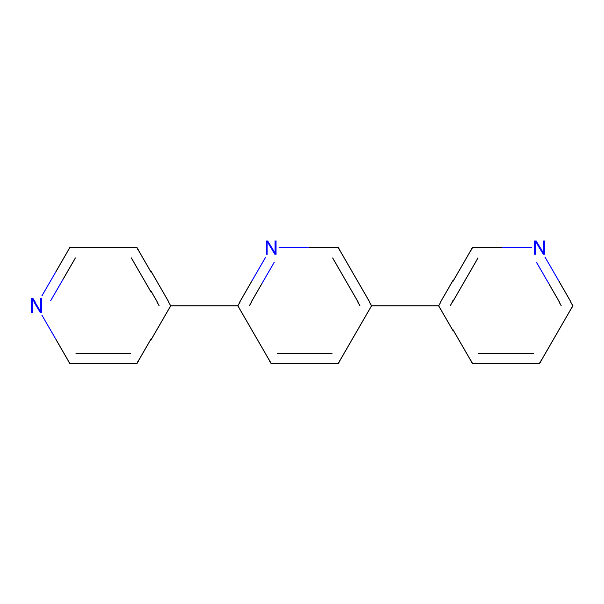 3,3':6',4''-Terpyridine molecular structure, CAS 106047-35-2