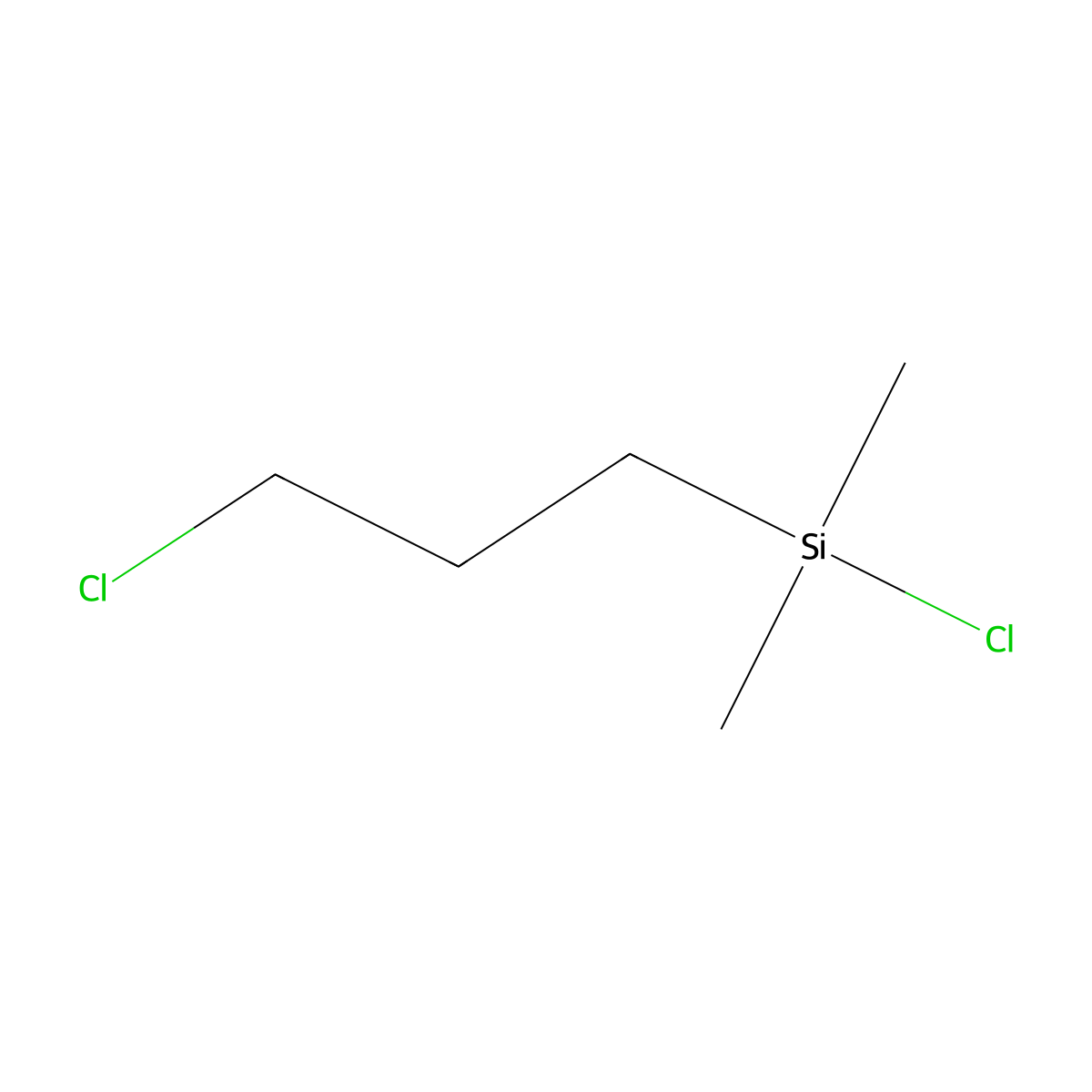 Silane, chloro(3-chloropropyl)dimethyl- molecular structure, CAS 10605-40-0