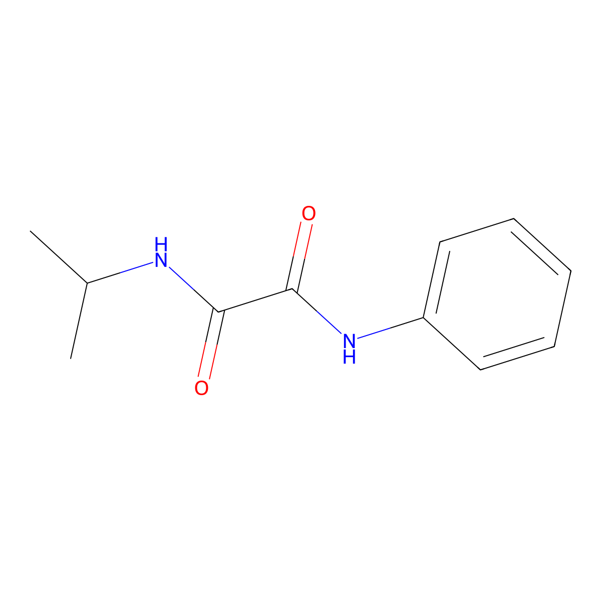 N-phenyl-N'-propan-2-yloxamide molecular structure, CAS 106055-68-9