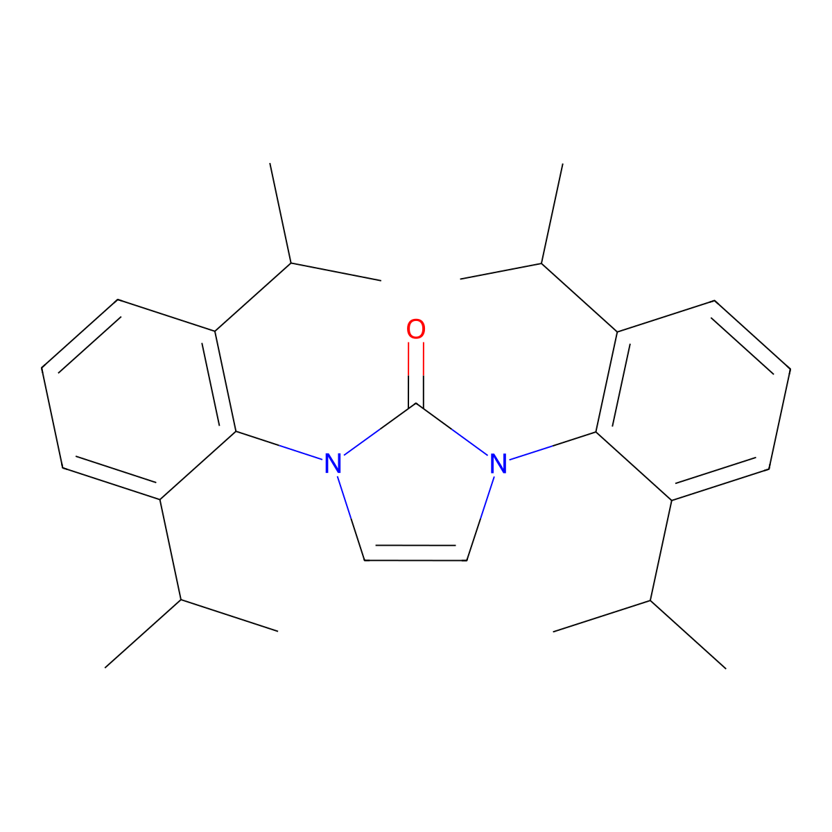 1,3-Bis(2,6-diisopropylphenyl)-1H-imidazol-2(3H)-one molecular structure, CAS 1060651-05-9