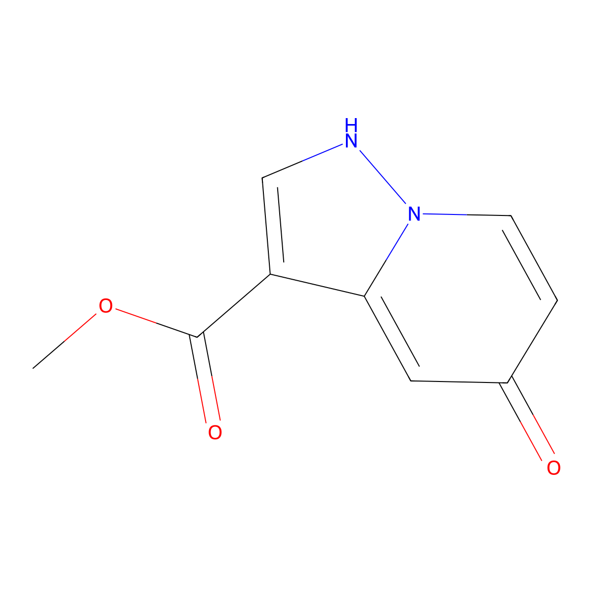 Methyl 5-hydroxypyrazolo[1,5-a]pyridine-3-carboxylate molecular structure, CAS 1060724-74-4