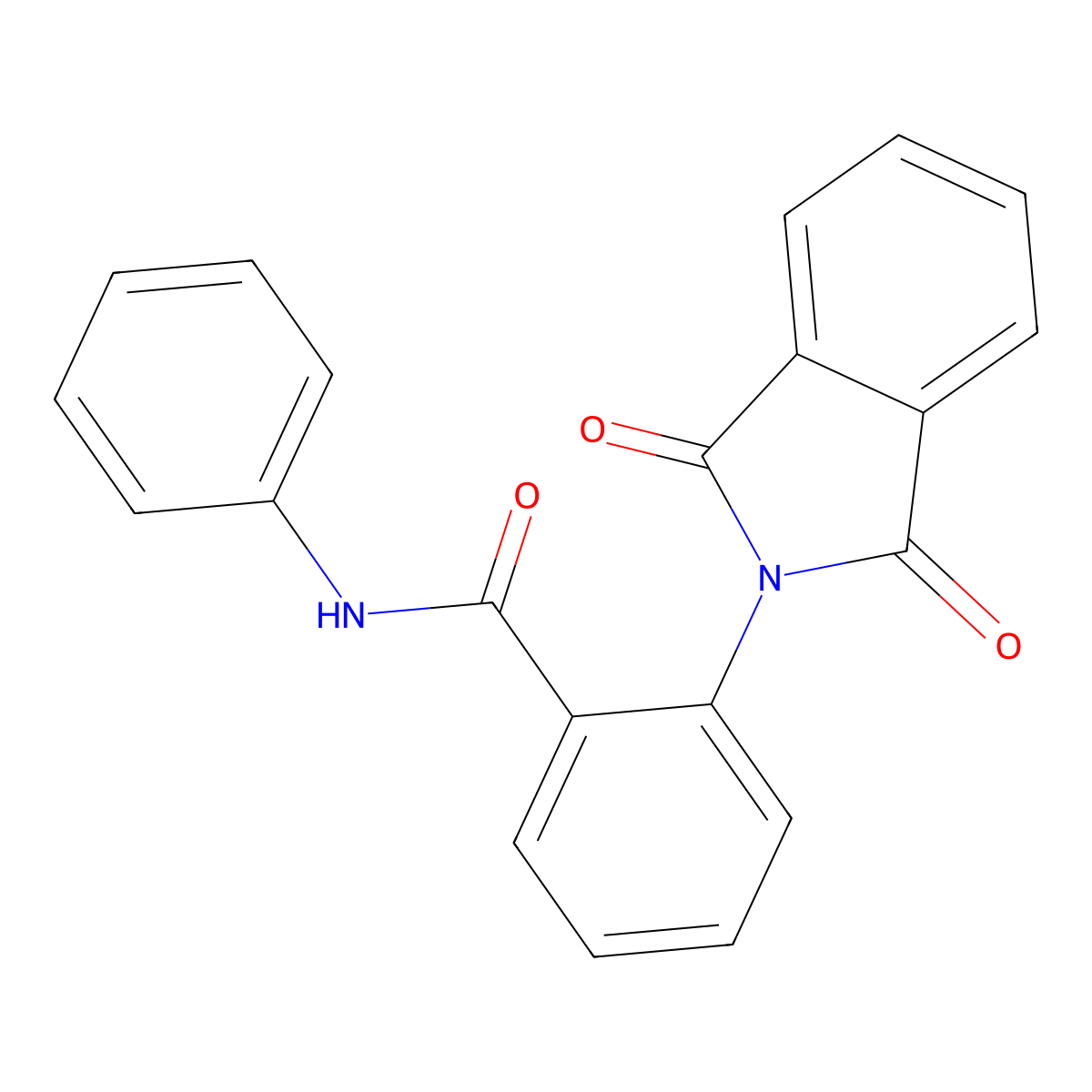 2-(1,3-dioxoisoindol-2-yl)-N-phenylbenzamide molecular structure, CAS 106075-26-7