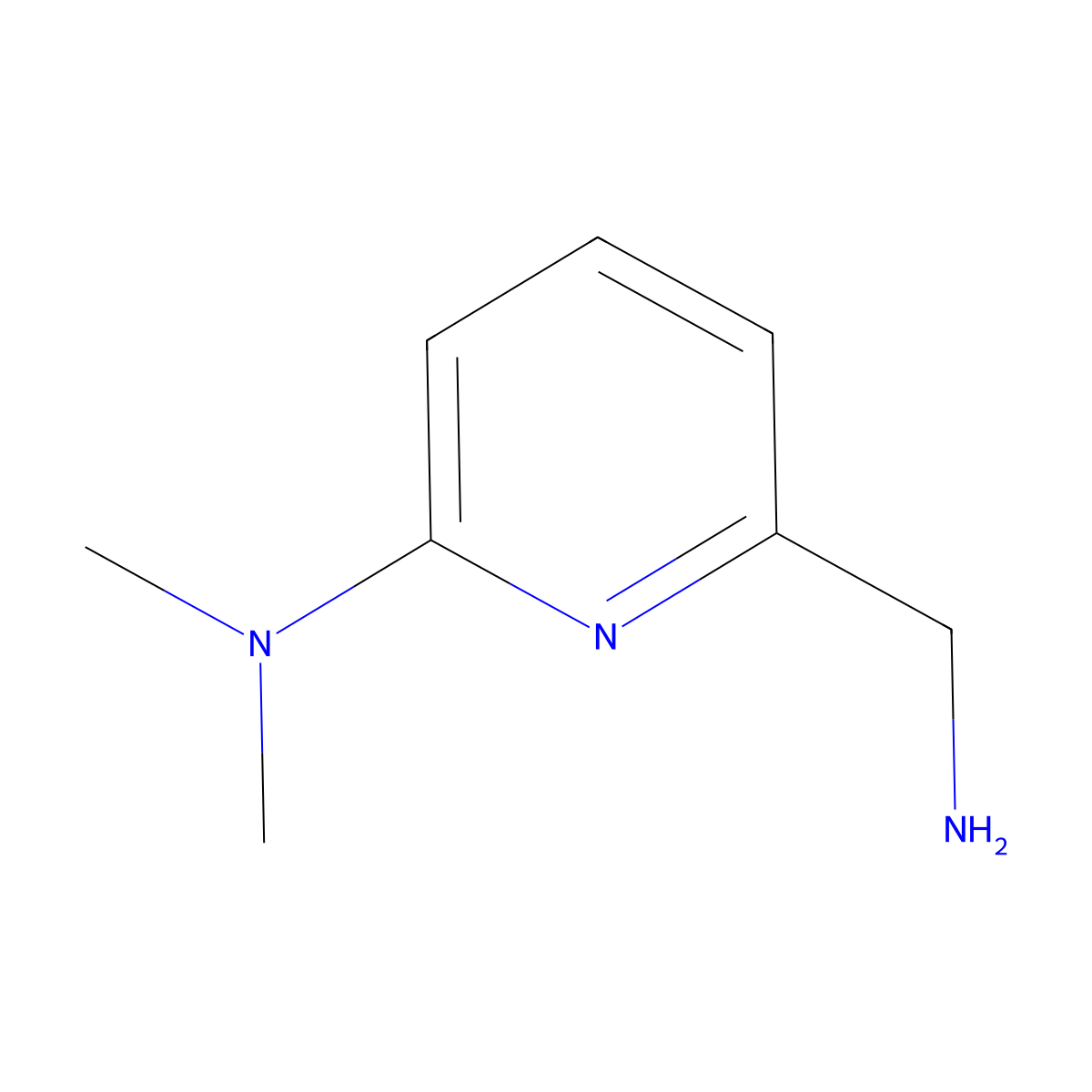 6-(Dimethylamino)-2-pyridinemethanamine molecular structure, CAS 1060801-43-5