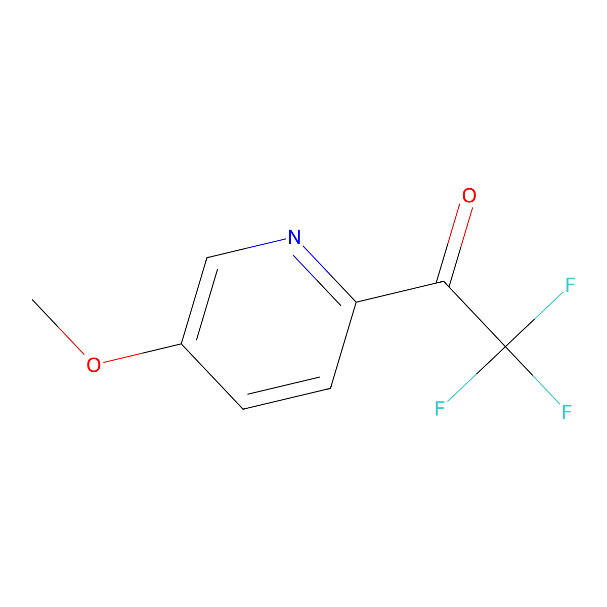2,2,2-Trifluoro-1-(5-methoxypyridin-2-YL)ethanone molecular structure, CAS 1060801-74-2