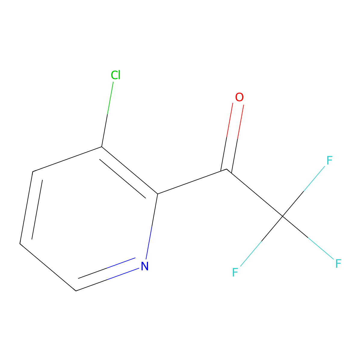 1-(3-Chloropyridin-2-YL)-2,2,2-trifluoroethanone molecular structure, CAS 1060802-07-4
