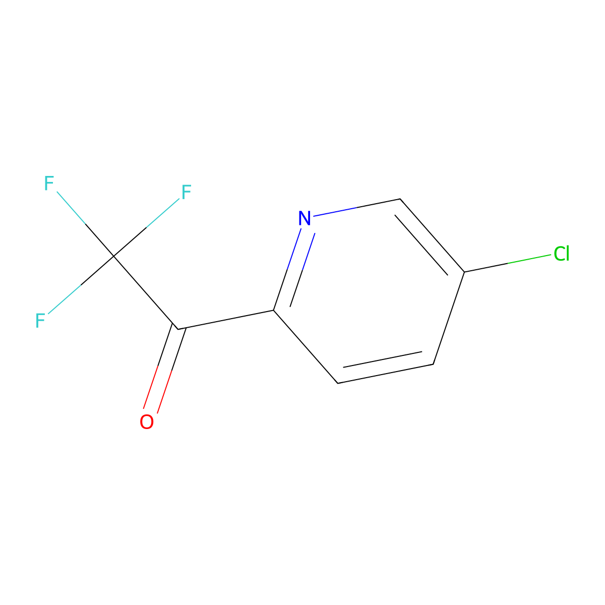 1-(5-Chloropyridin-2-yl)-2,2,2-trifluoroethanone molecular structure, CAS 1060802-09-6