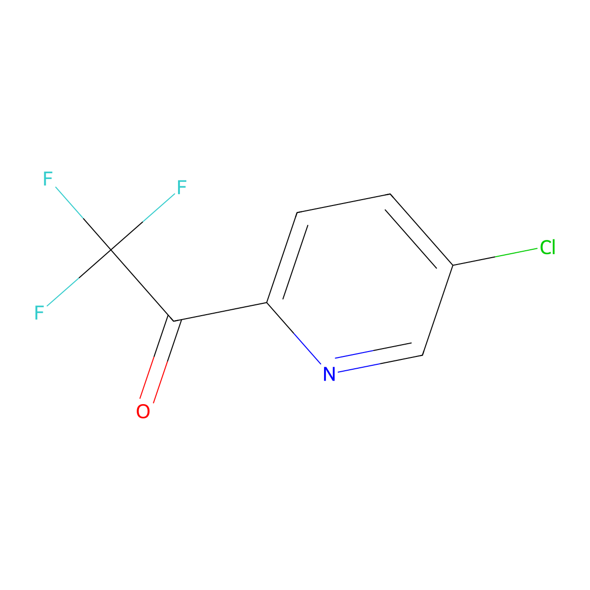 1-(5-Chloropyridin-2-yl)-2,2,2-trifluoroethanone molecular structure, CAS 1060802-09-6
