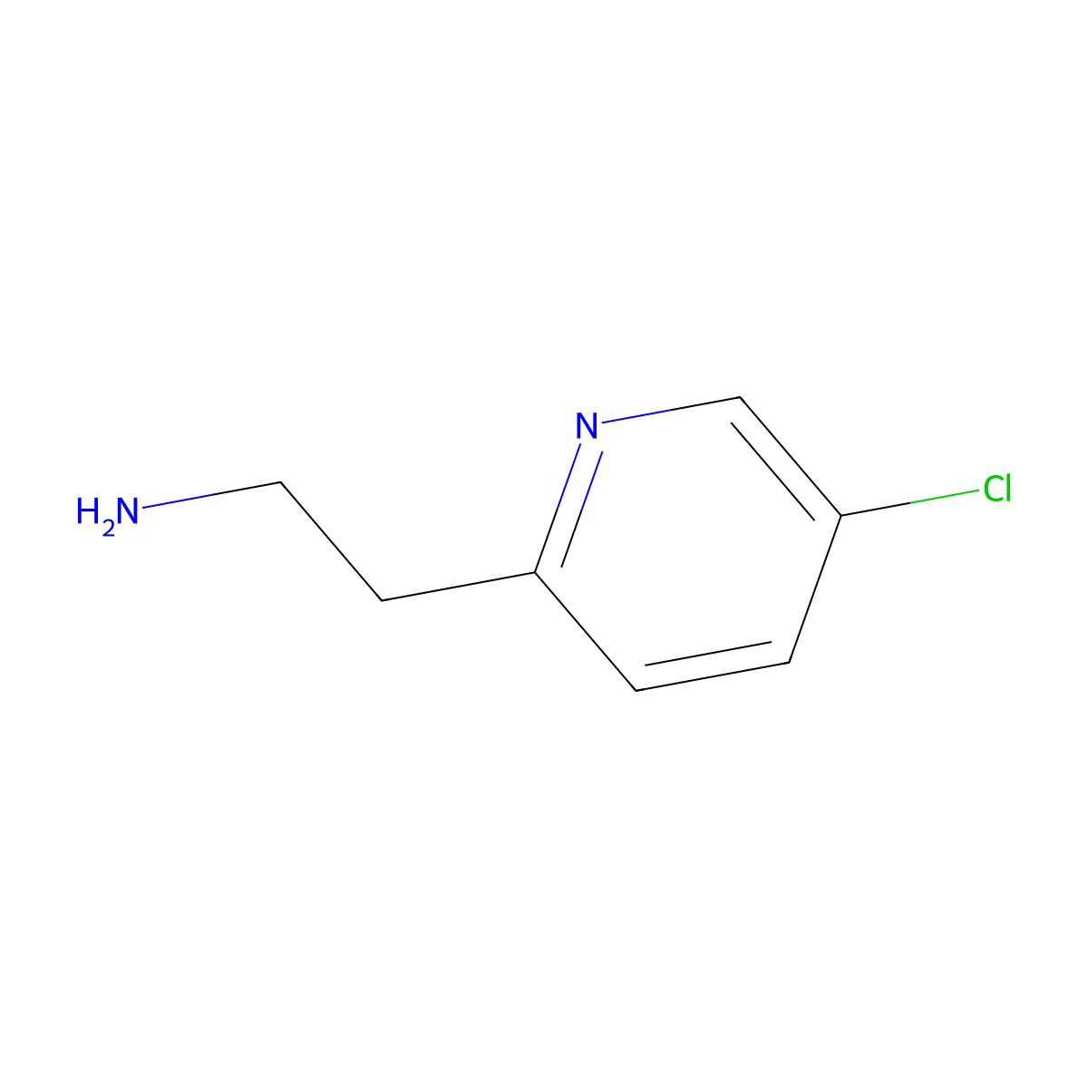 2-(5-Chloropyridin-2-YL)ethanamine molecular structure, CAS 1060802-15-4