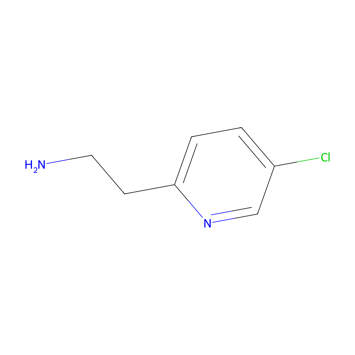 2-(5-Chloropyridin-2-YL)ethanamine molecular structure, CAS 1060802-15-4
