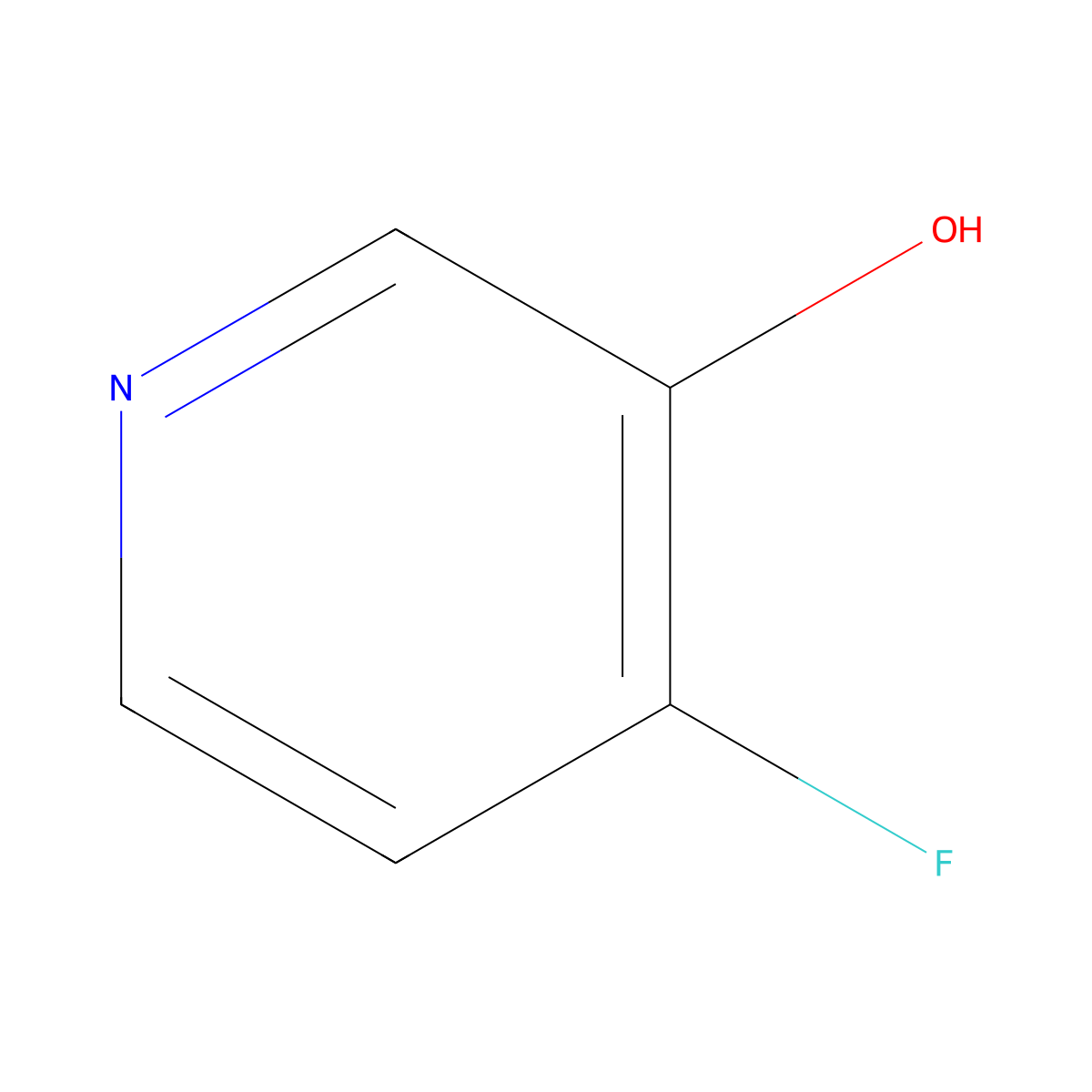 4-Fluoropyridin-3-ol molecular structure, CAS 1060804-45-6