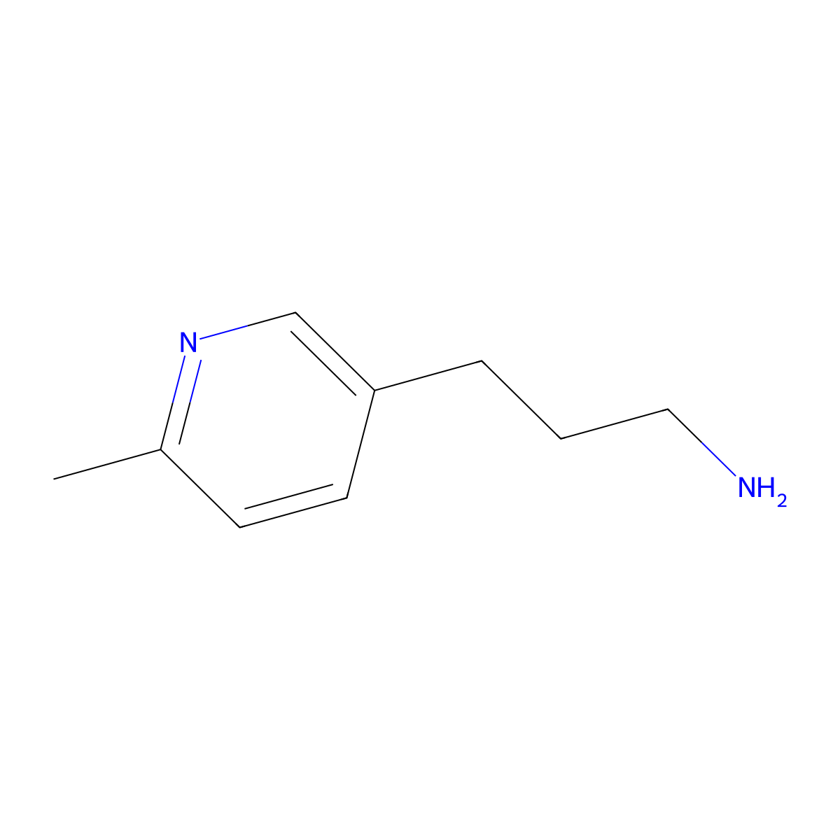 3-(6-Methylpyridin-3-YL)propan-1-amine molecular structure, CAS 1060806-38-3