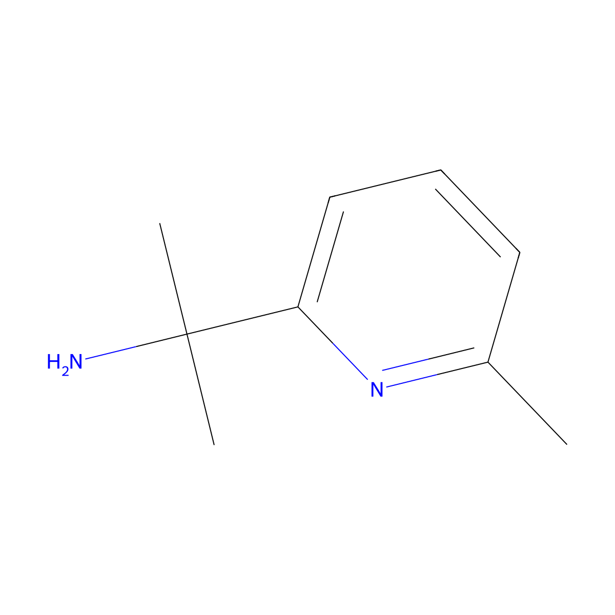 2-(6-Methylpyridin-2-YL)propan-2-amine molecular structure, CAS 1060806-45-2