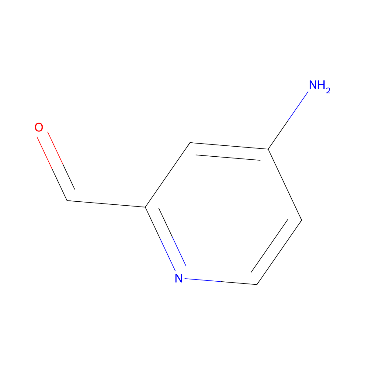 4-Aminopicolinaldehyde molecular structure, CAS 1060809-62-2