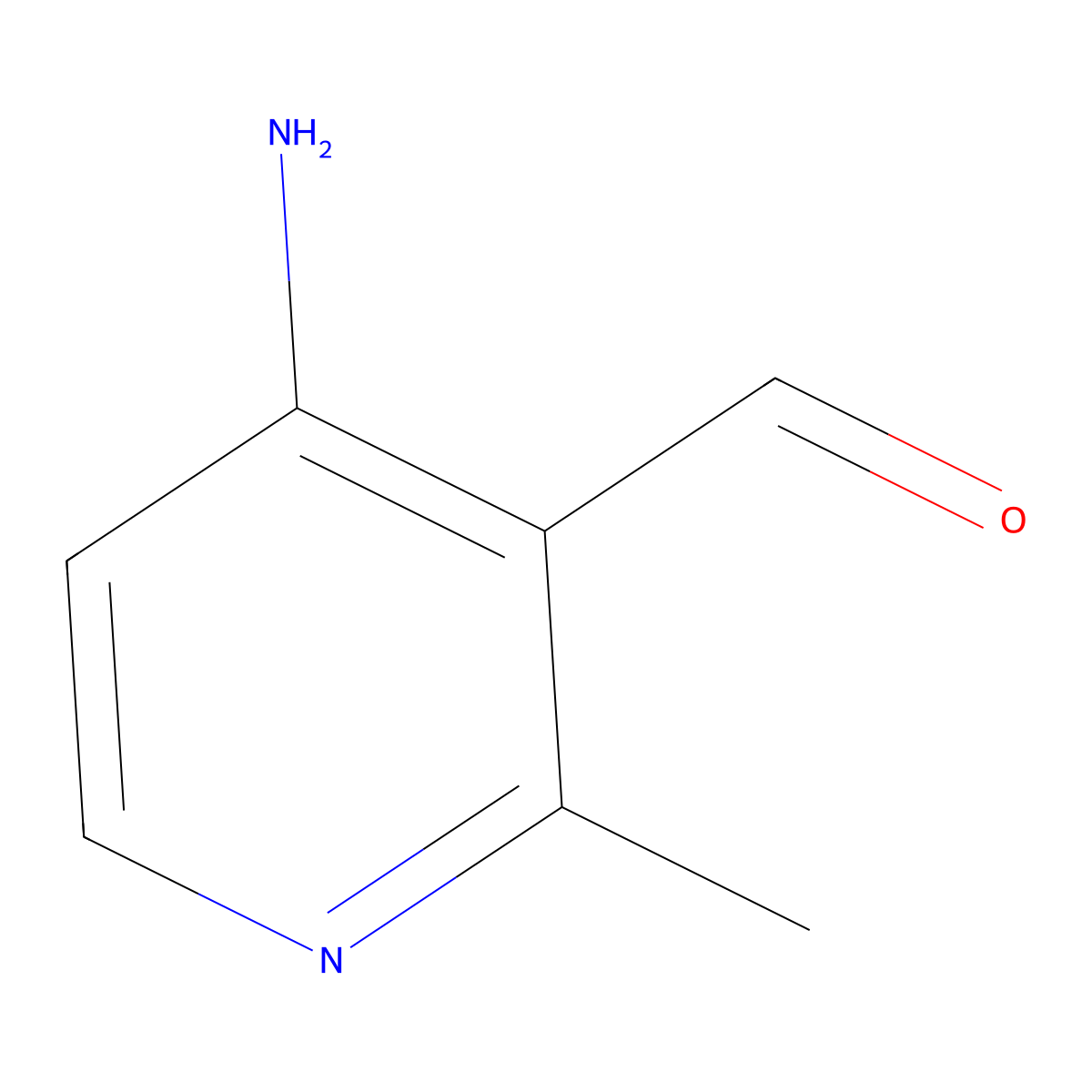 4-Amino-2-methylnicotinaldehyde molecular structure, CAS 1060809-70-2