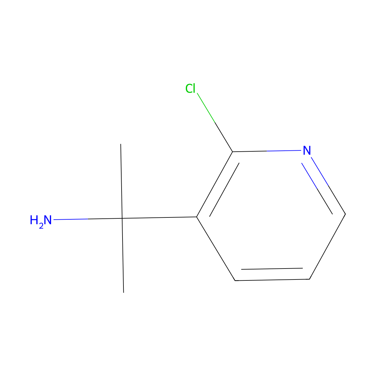 2-(2-Chloropyridin-3-YL)propan-2-amine molecular structure, CAS 1060812-09-0