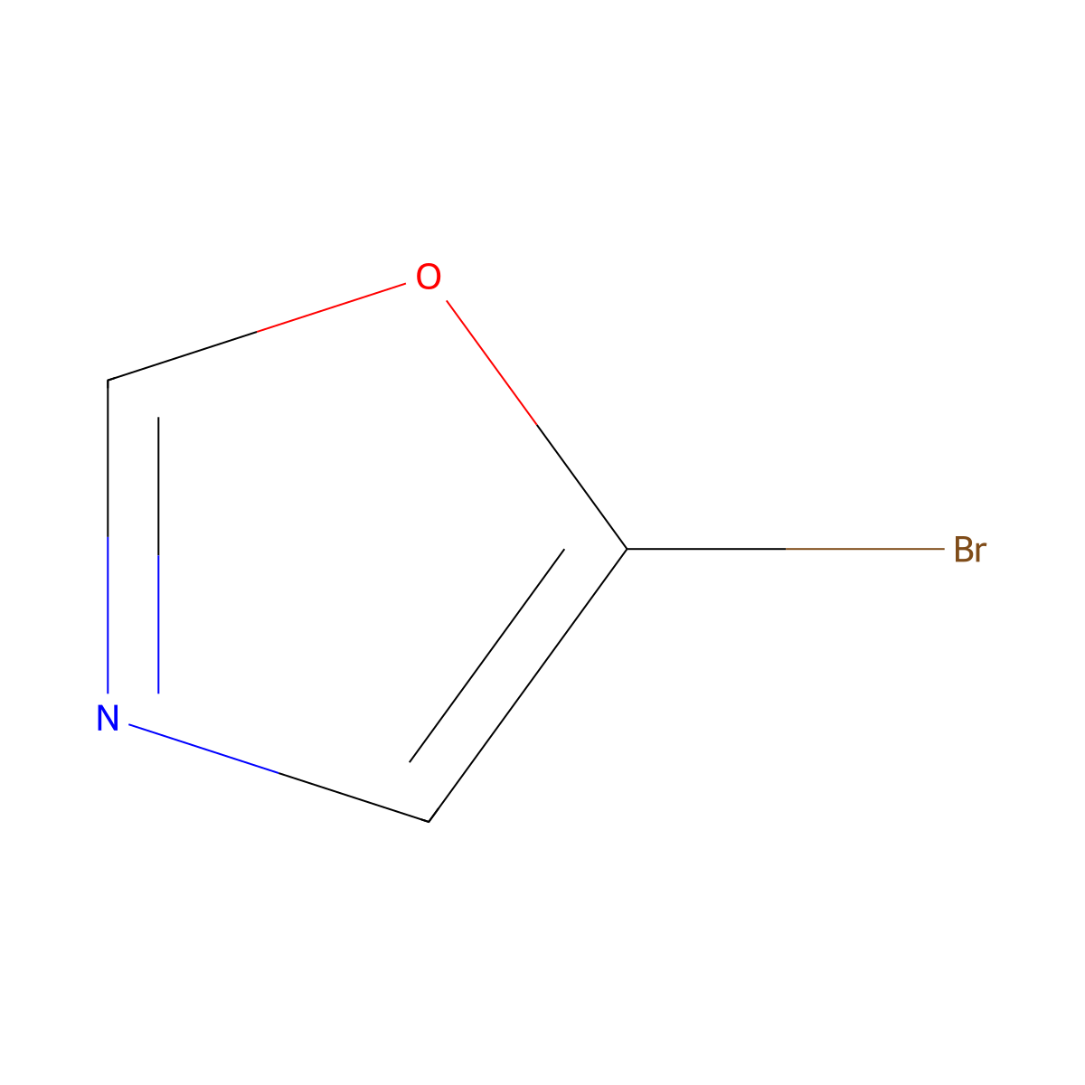 5-Bromooxazole molecular structure, CAS 1060812-80-7