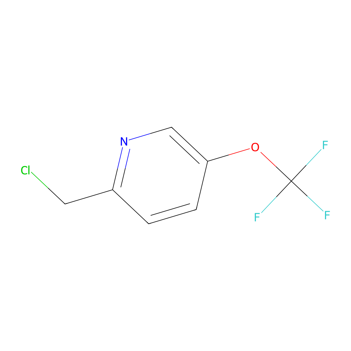 2-(Chloromethyl)-5-(trifluoromethoxy)pyridine molecular structure, CAS 1060814-93-8