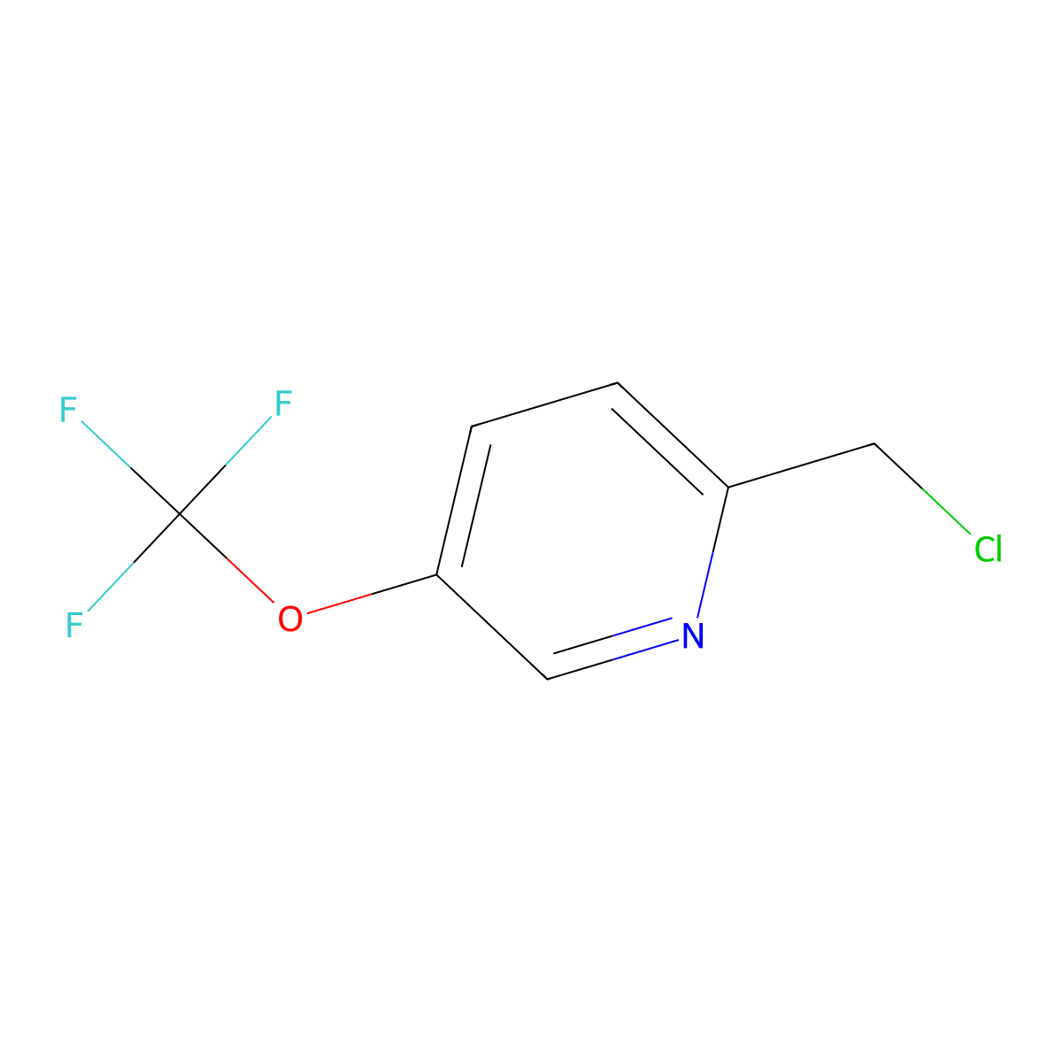 2-(Chloromethyl)-5-(trifluoromethoxy)pyridine molecular structure, CAS 1060814-93-8