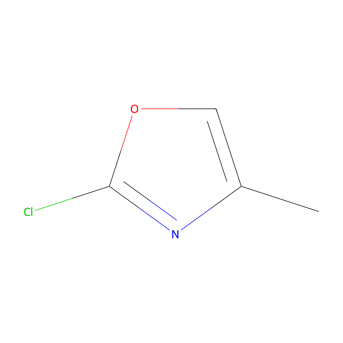 2-Chloro-4-methyloxazole molecular structure, CAS 1060816-10-5