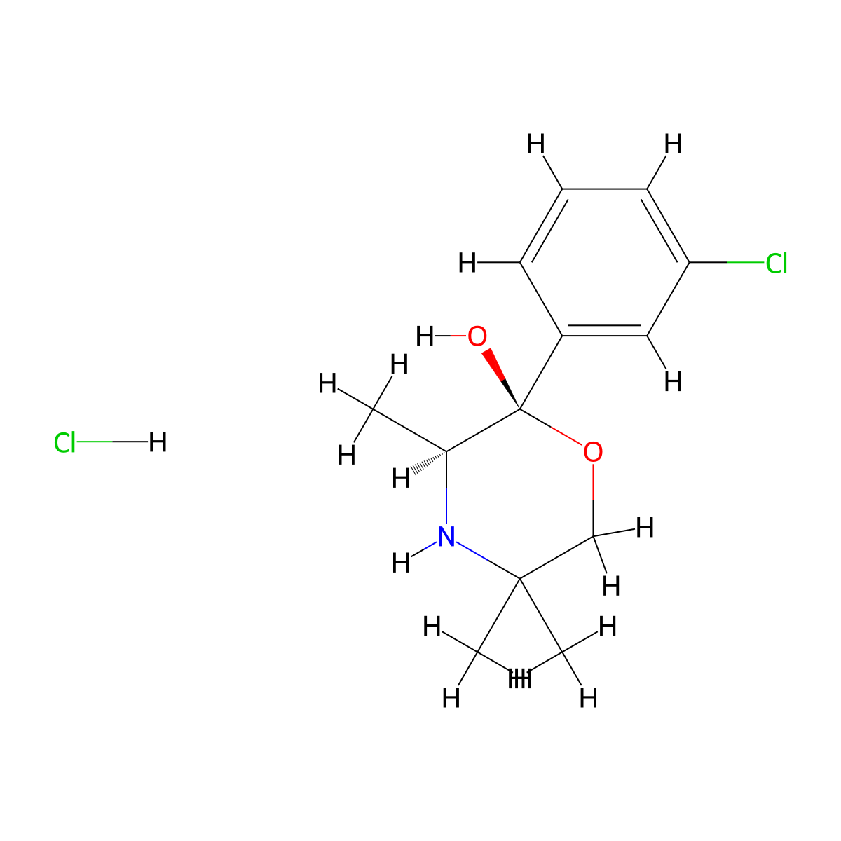 Radafaxine Hydrochloride molecular structure, CAS 106083-71-0