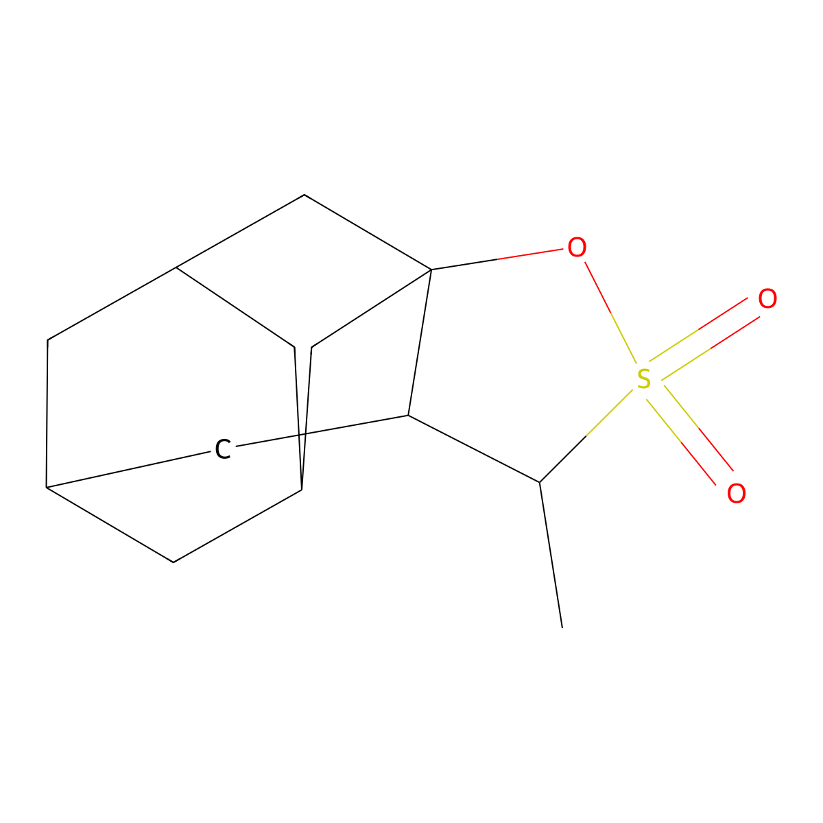 (5r,7R,9S,10ar)-3-methyloctahydro-3H-5,9:7,10a-dimethanocyclonona[d][1,2]oxathiole 2,2-dioxide molecular structure, CAS 106087-94-9