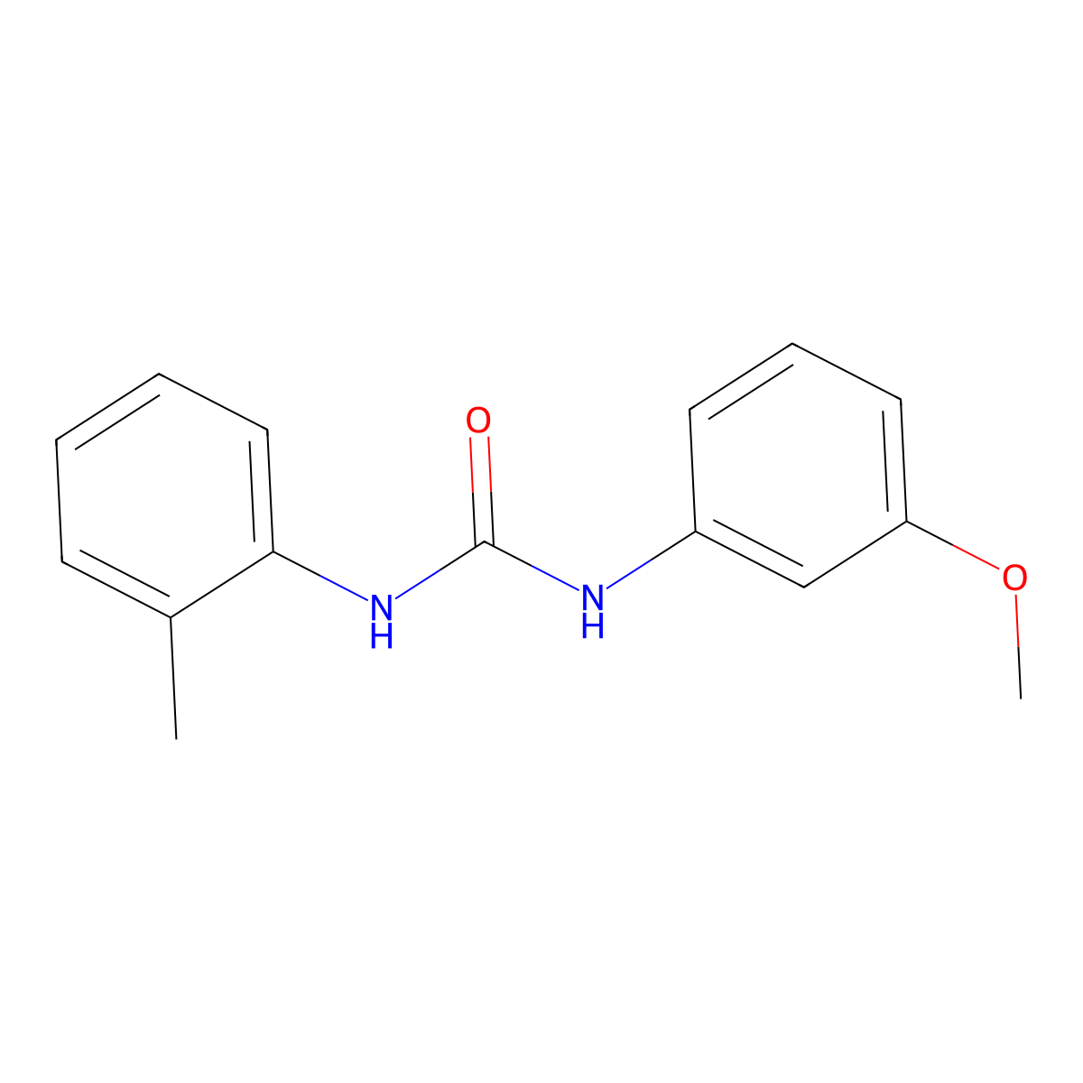 1-(3-Methoxyphenyl)-3-(O-tolyl)urea molecular structure, CAS 106106-61-0