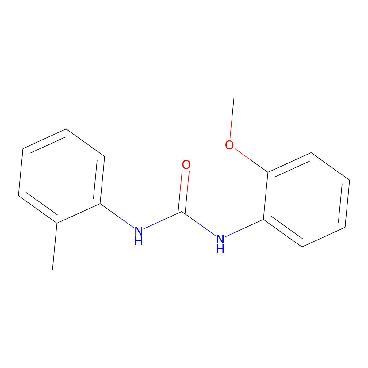 1-(2-Methoxyphenyl)-3-(O-tolyl)urea molecular structure, CAS 106106-63-2