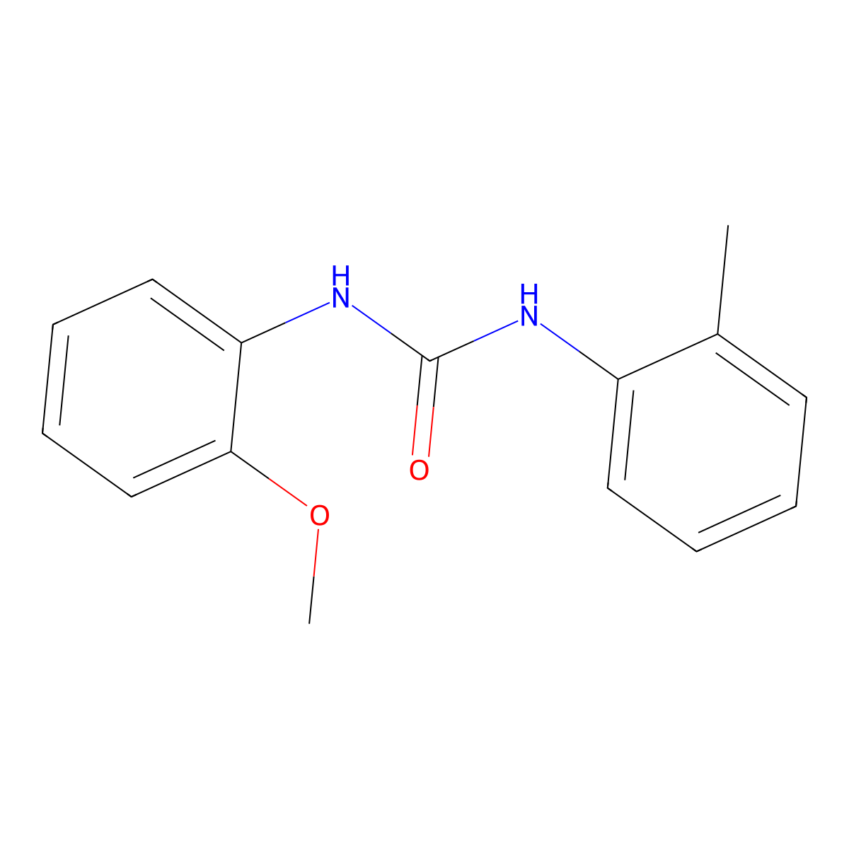 1-(2-Methoxyphenyl)-3-(O-tolyl)urea molecular structure, CAS 106106-63-2