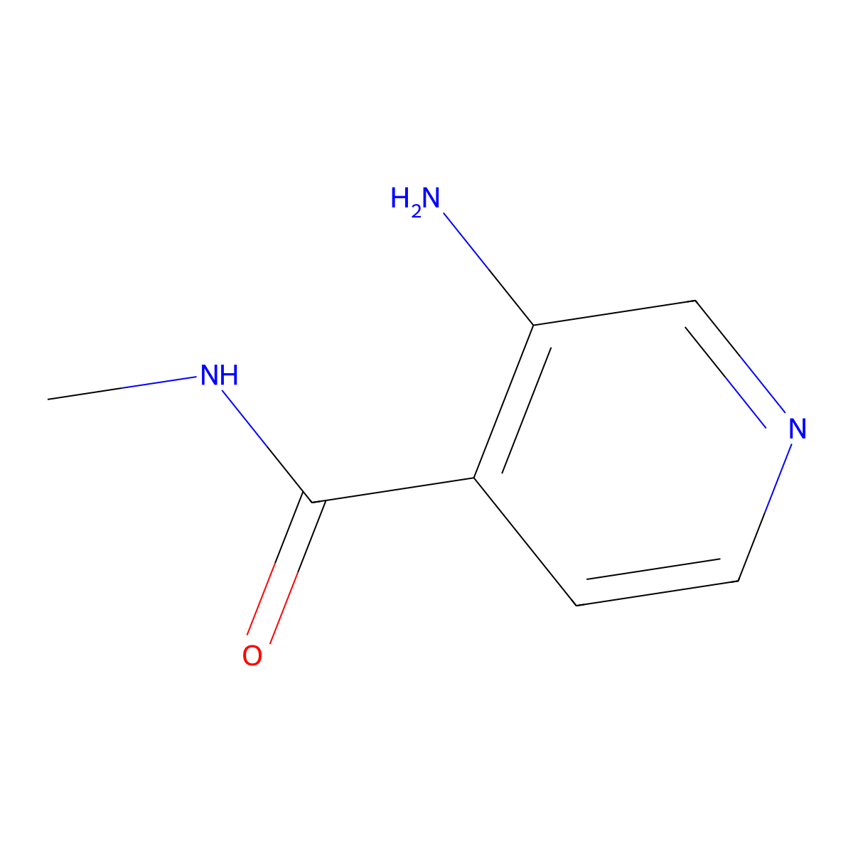 3-Amino-N-methylisonicotinamide molecular structure, CAS 1061358-09-5