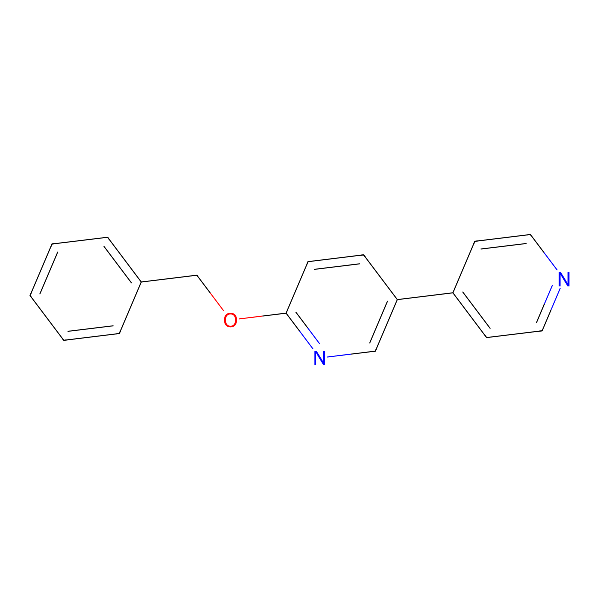 6-(Benzyloxy)-3,4'-bipyridine molecular structure, CAS 106154-29-4