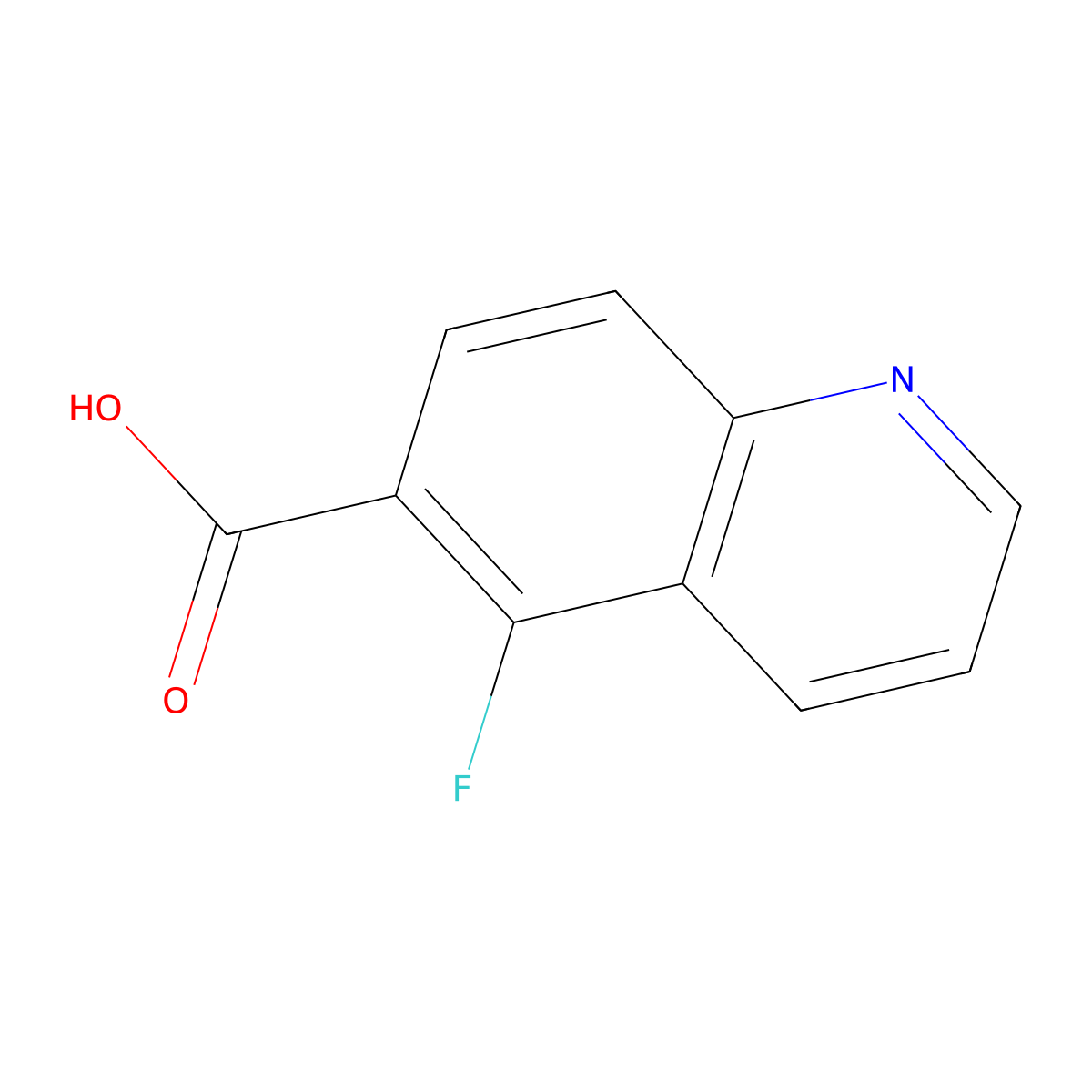 5-Fluoroquinoline-6-carboxylic acid molecular structure, CAS 1061650-22-3