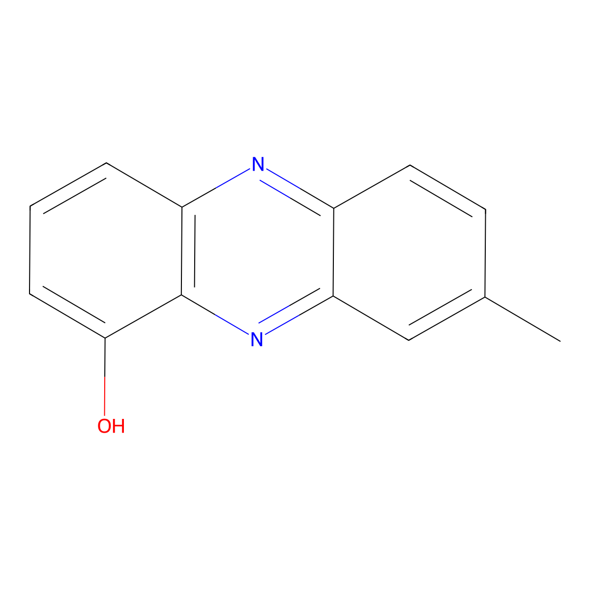 8-Methylphenazin-1-ol molecular structure, CAS 106166-51-2