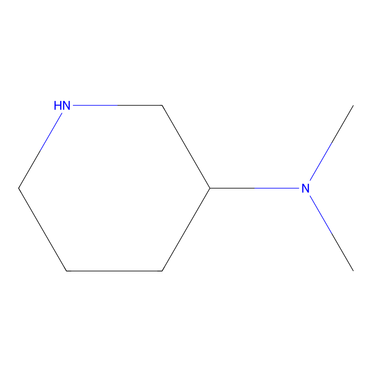 (S)-N,N-Dimethylpiperidin-3-amine molecular structure, CAS 1061873-15-1