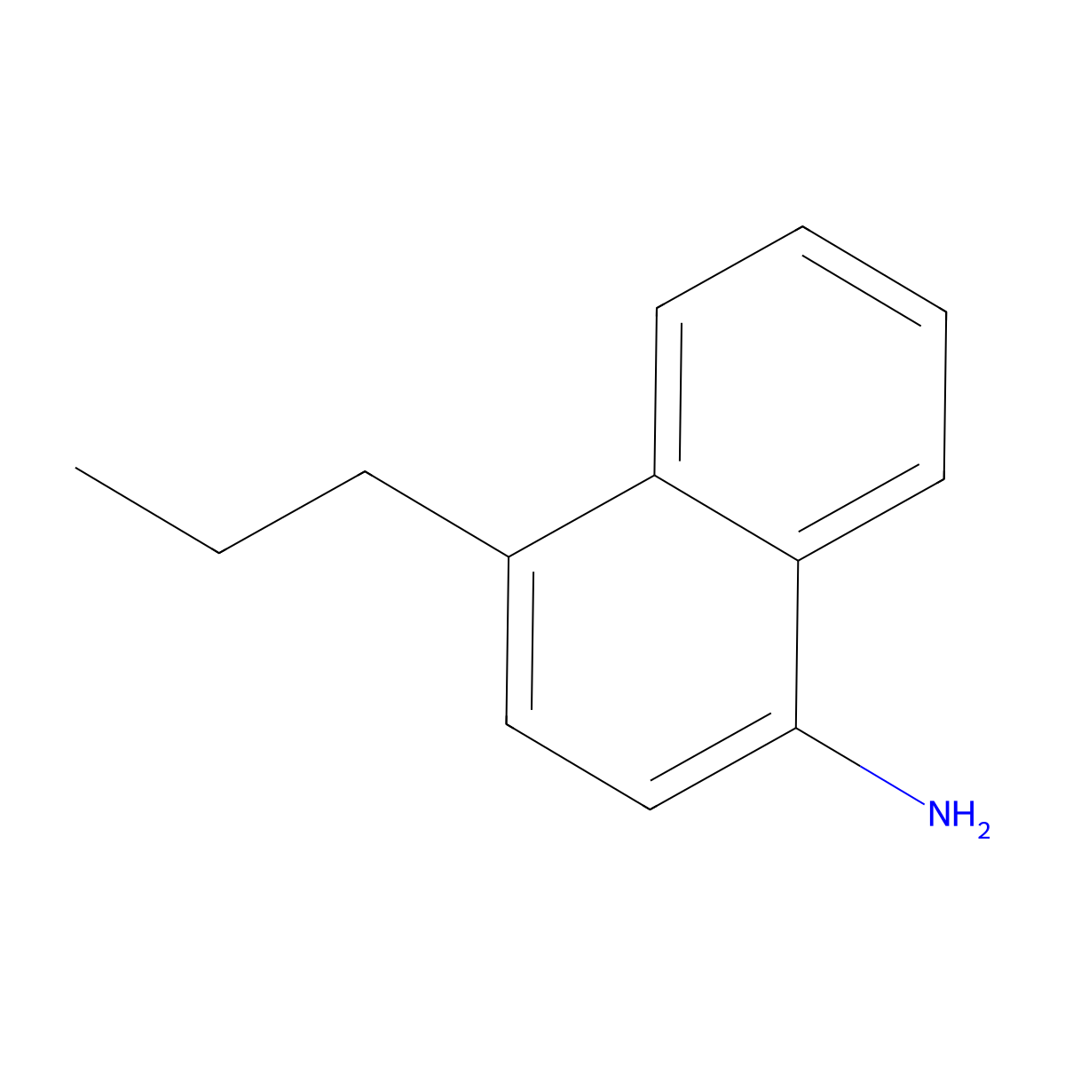 4-Propylnaphthalen-1-amine molecular structure, CAS 106213-87-0