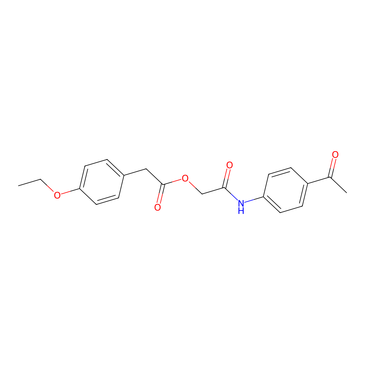 [(4-Acetylphenyl)carbamoyl]methyl 2-(4-ethoxyphenyl)acetate molecular structure, CAS 1062185-88-9