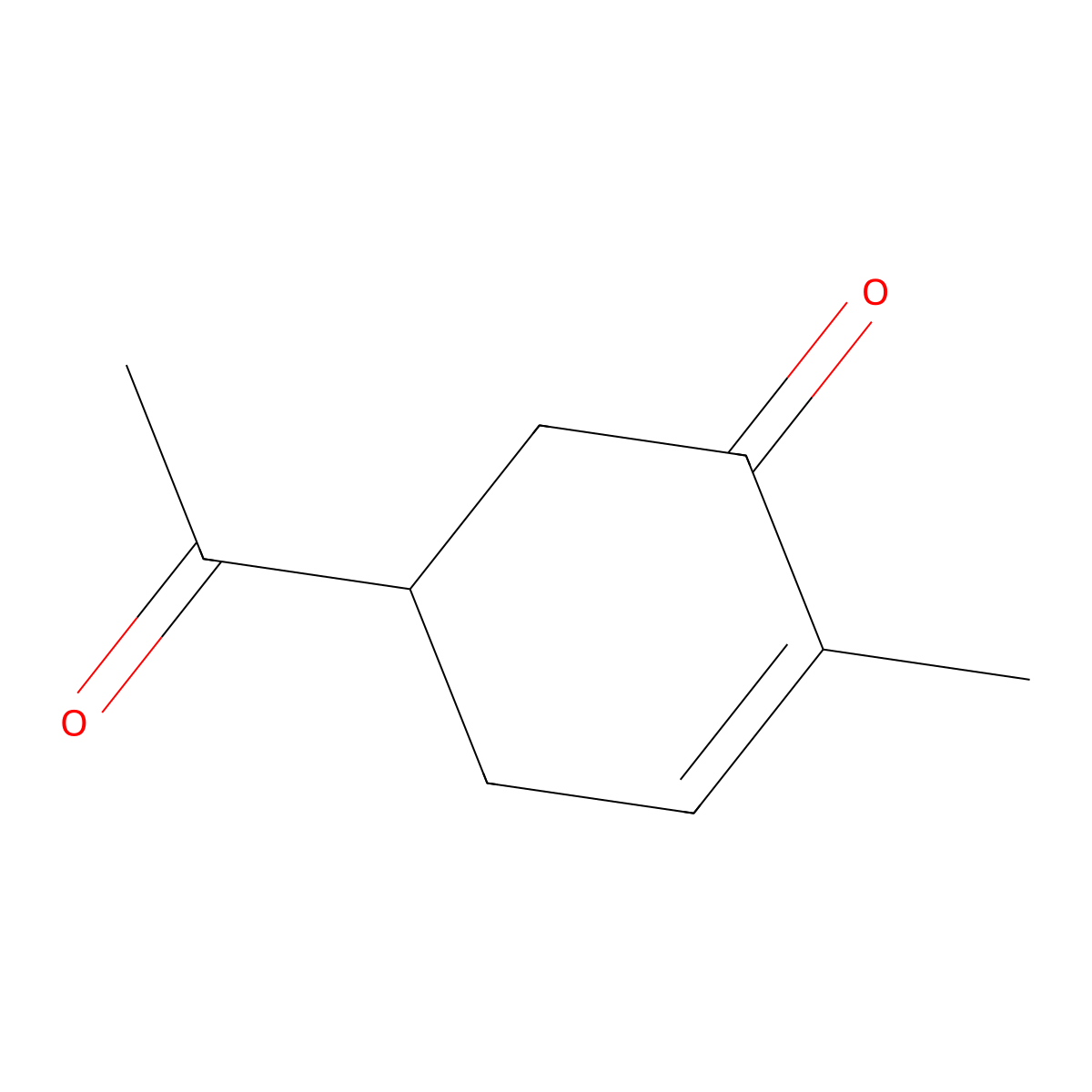 (5r)-5-Acetyl-2-methylcyclohex-2-en-1-one molecular structure, CAS 1062245-64-0