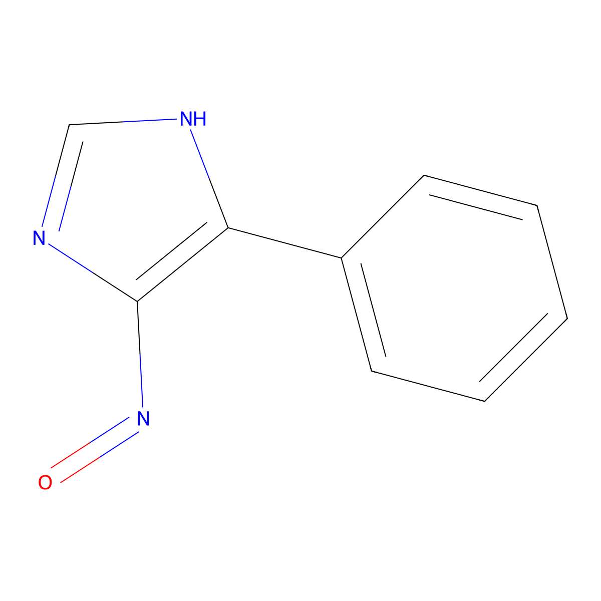 4-Nitroso-5-phenylimidazole molecular structure, CAS 106232-36-4