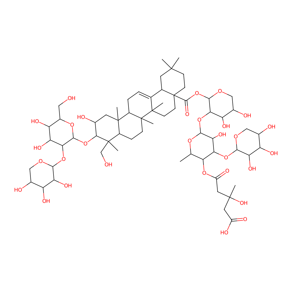 Secotubeimoside I molecular structure, CAS 106235-32-9