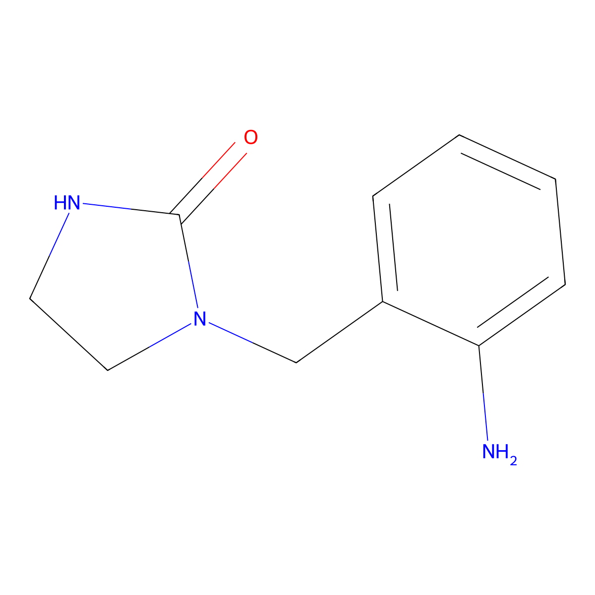 1-[(2-Aminophenyl)methyl]imidazolidin-2-one molecular structure, CAS 1062404-58-3