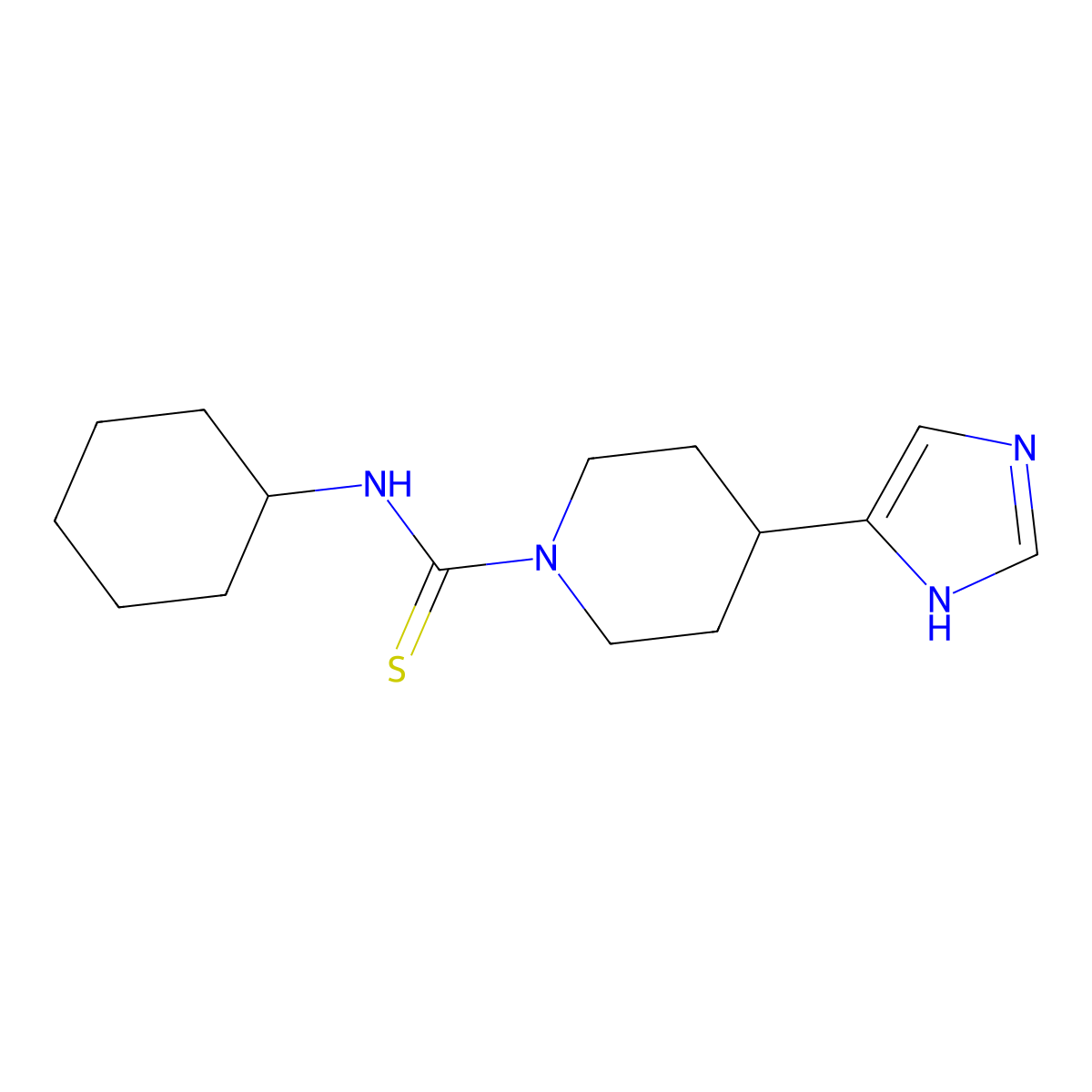 Thioperamide molecular structure, CAS 106243-16-7